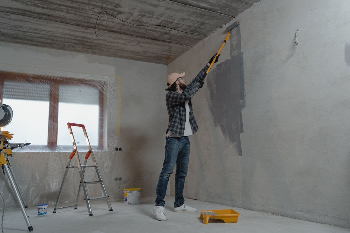 Representative residential renovation in progress