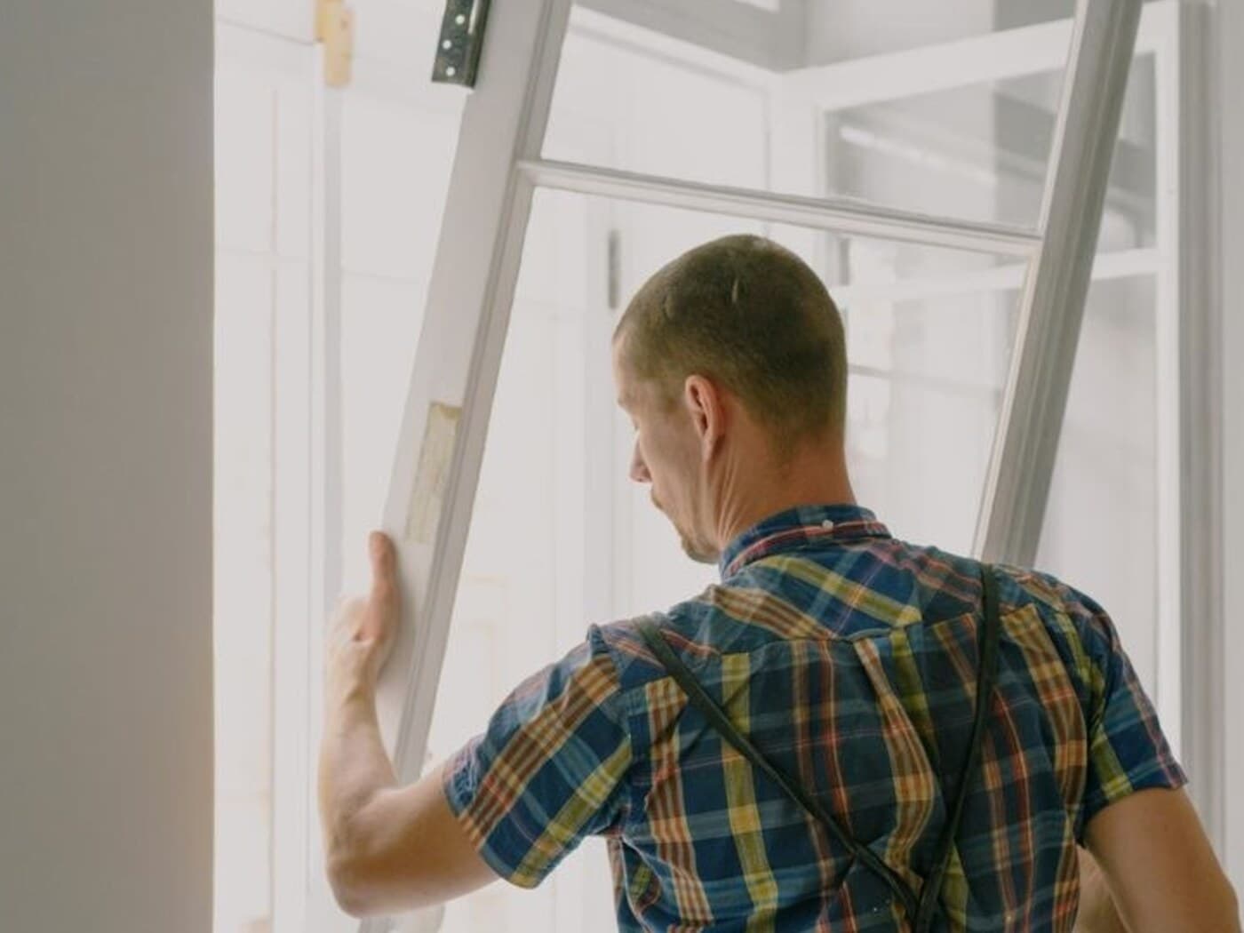Representative window-frame installation and opening detail
